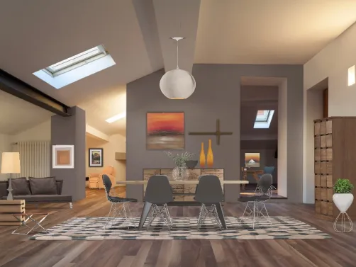 Orange and Brown  ...I liked!  Homestyler Contest!