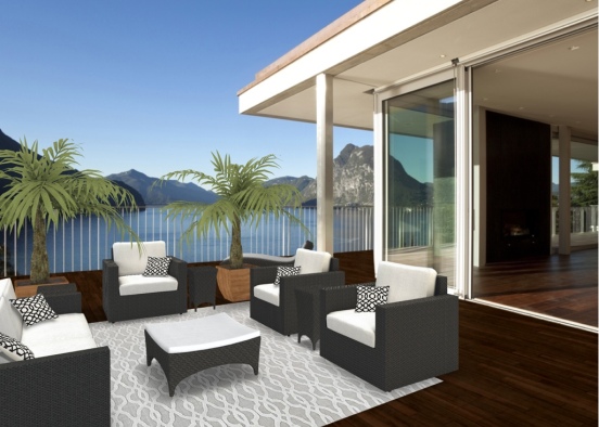 Beach feel in the mountains Design Rendering