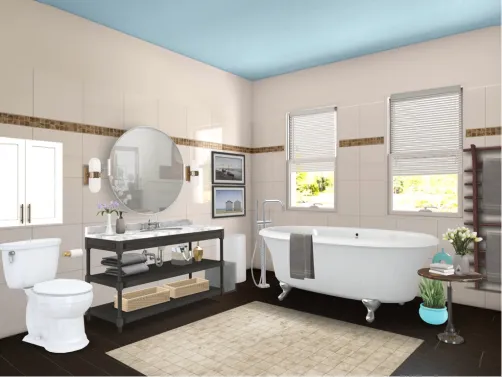 Modern Rustic Bathroom 