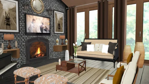 Professional interior design created with Homestyler 3D design software