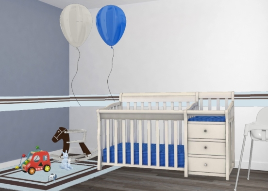 Habitación para un niño  Design Rendering