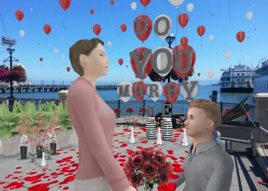 Do you marry me Design Rendering