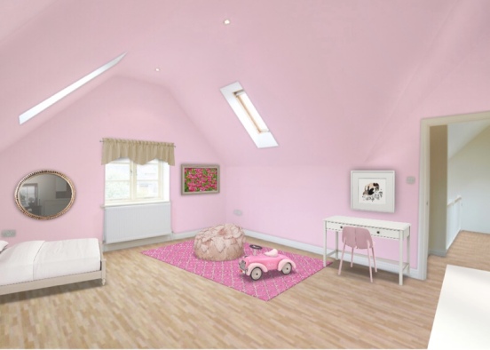 Annie’s toddler bedroom Design Rendering