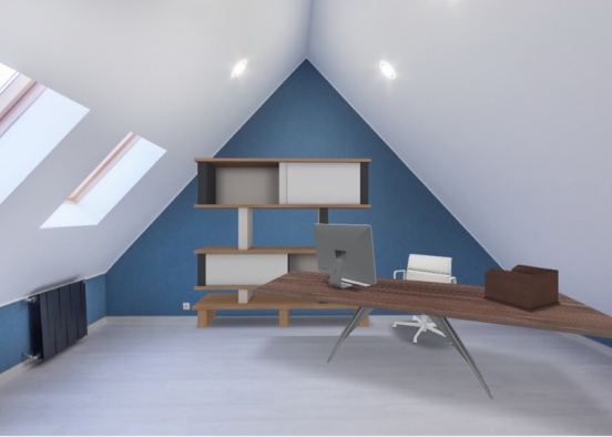 not finished office Design Rendering