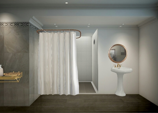 Shower room Design Rendering
