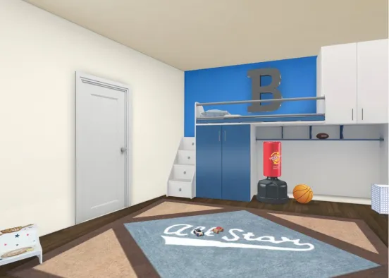 Boy Bedroom#1 Design Rendering