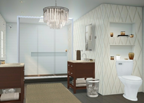 Elegance in the bathroom Design Rendering