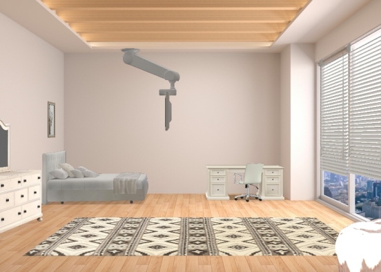 Homey bedroom Design Rendering