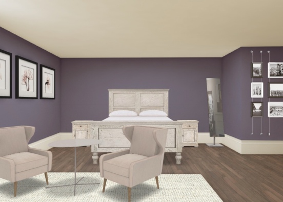 Apartman bedroom Design Rendering