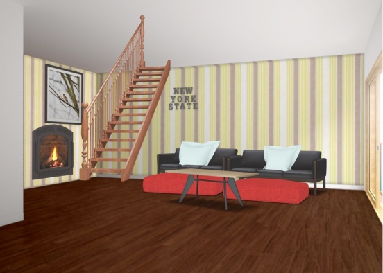 New York Traditional Room Design Rendering