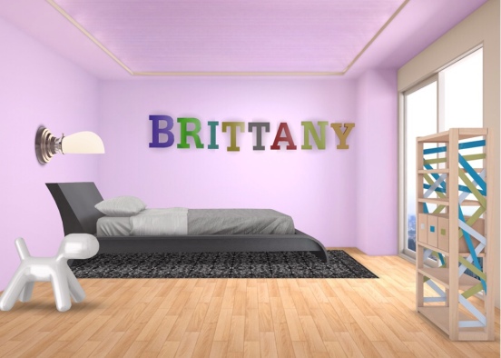 Brittany’s  room Design Rendering