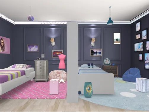 Twin Girl and boy room!😍