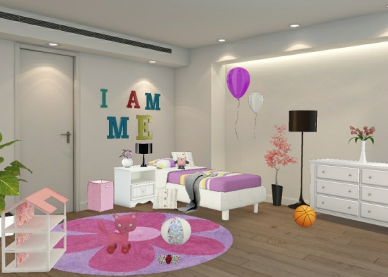 Litle prinses room! Design Rendering