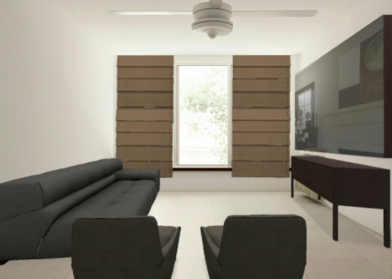 Sala da casa  Design Rendering