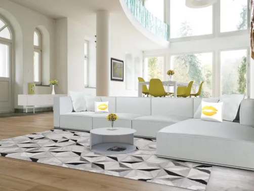 bright and open living room 