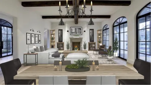 Rustic and Cozy Greatroom 