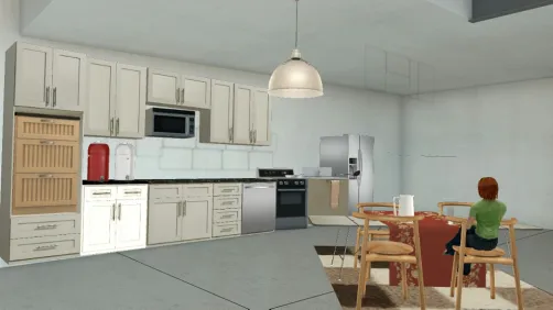 Warm kitchen