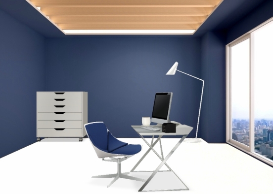 Modern arhittect office Design Rendering