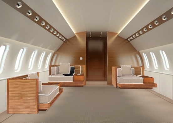 Privat jet  Design Rendering