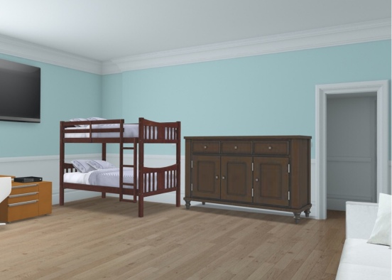 Twins room with an Zbox Design Rendering