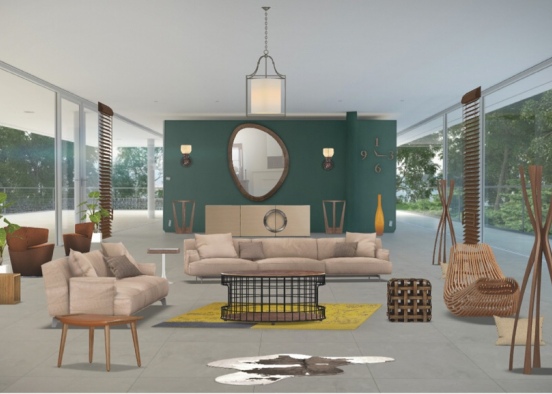 Hala ..living room  Design Rendering