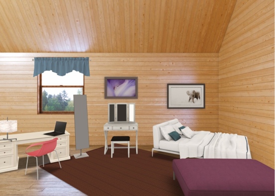 Girls bedroom, teen dream Design Rendering