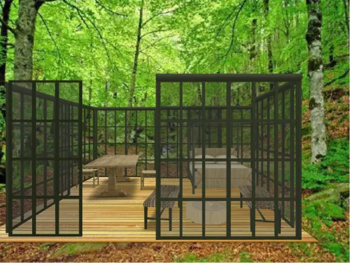 casa en el bosque