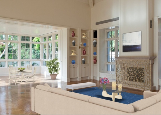 Open living room Design Rendering