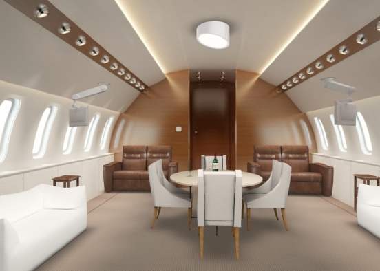 Private jet  Design Rendering