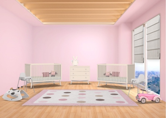 habitación bebés  Design Rendering