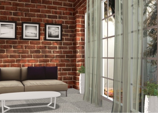 First Living Room Design Rendering