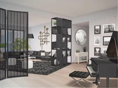 Room black and white 