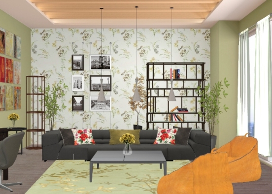 Small flower apartment Design Rendering