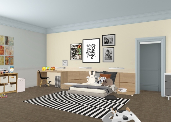 Baby boy's room Design Rendering