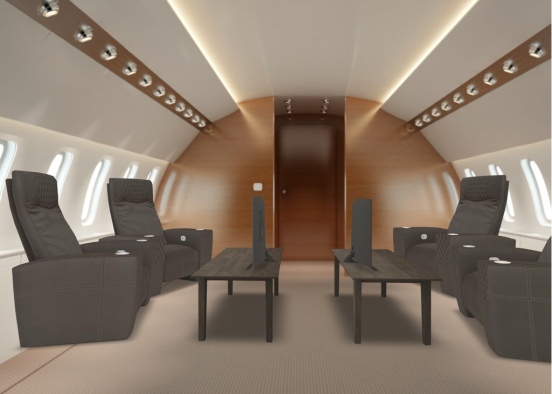 Luxury Jet Design Rendering