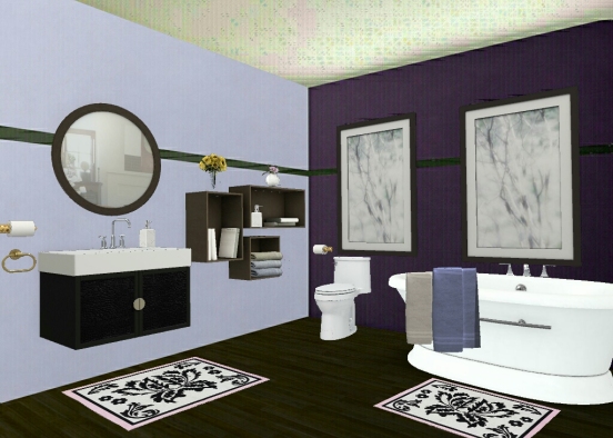 First trial for bathroom Design Rendering