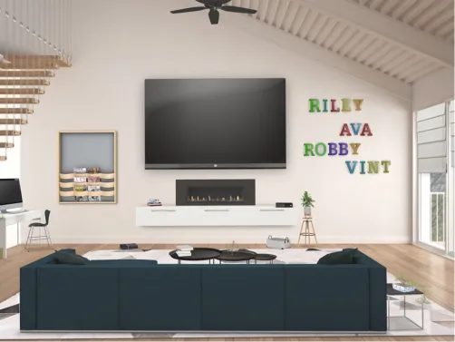 cute family lounge room