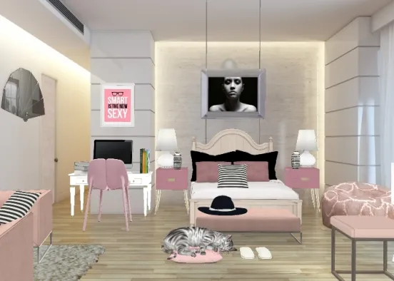 The perfect bedroom you'll ever have.What do you think? Design Rendering