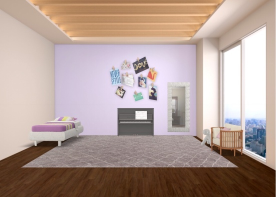 teen room Design Rendering