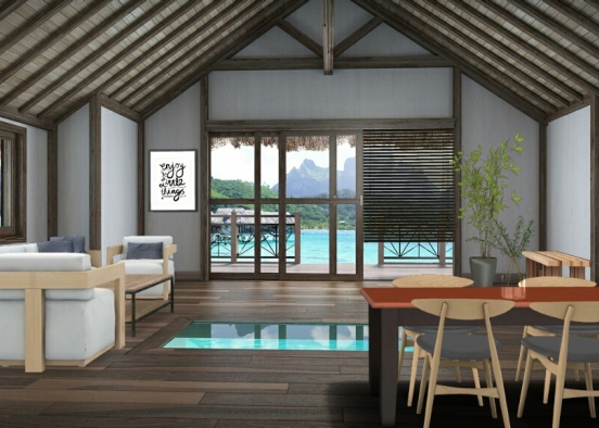 Tropical house Design Rendering