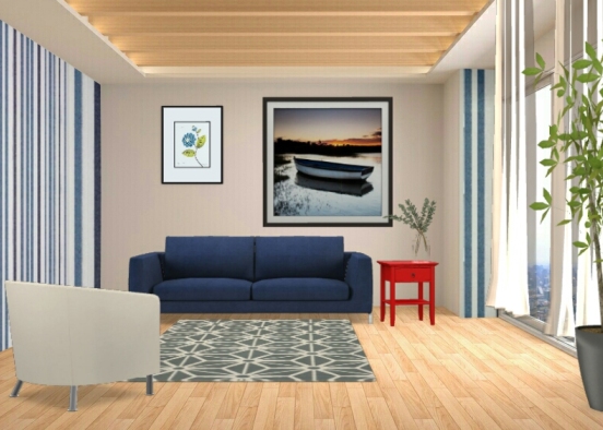 Sala Azul Design Rendering