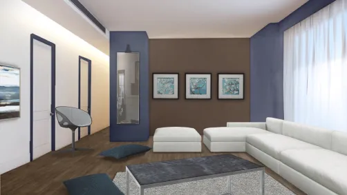 Blue grey white 