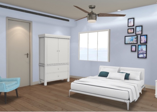 Baha Beach Room  Design Rendering