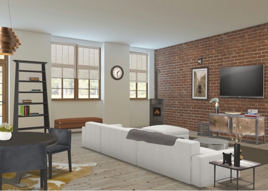 industrial country chic Design Rendering