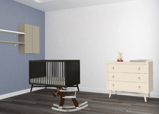 Chambre pour bébé Design Rendering