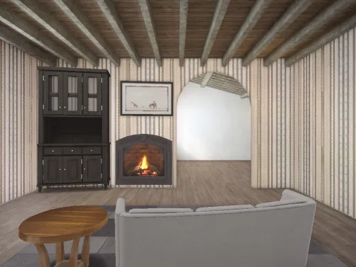 Old fashioned living room