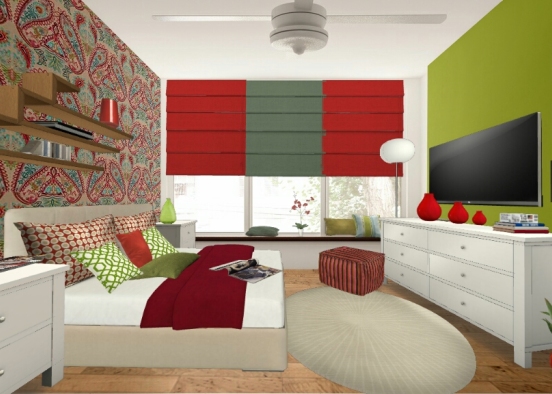 Red&Green Design Rendering