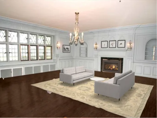 Castle living room 