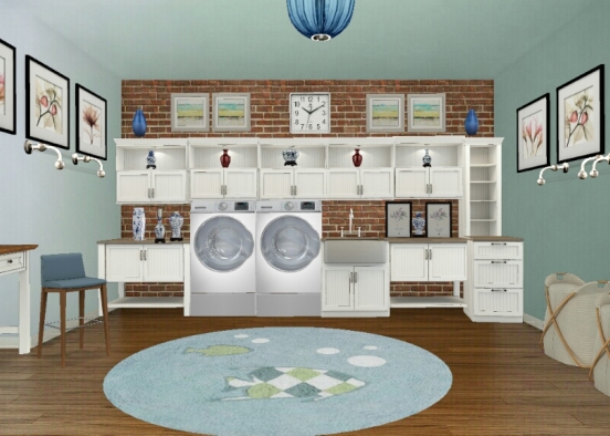 Laundry Design Rendering