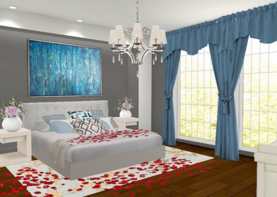 Honeymoon suite. Design Rendering